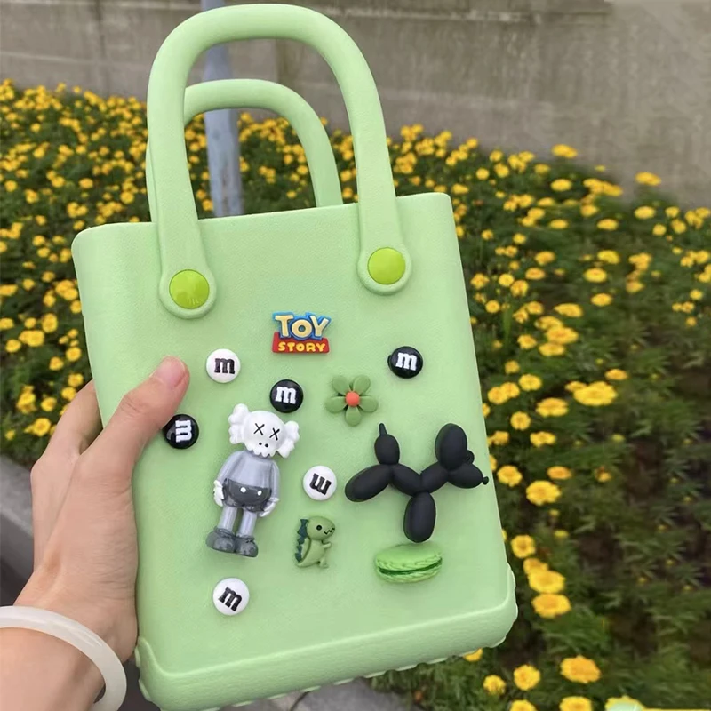 Hot Sale EVA Large Waterproof Washable Durable Open DIY Tote Bag for the Beach Boat Pool Sports Silicone Bogg Bag Charms Bogg Xl