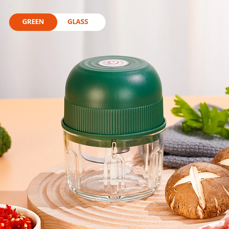 JLL7002 Three leaf PP cup Multi functional meat grinder  fruits and vegetables  grinds complementary foods dipping sauces