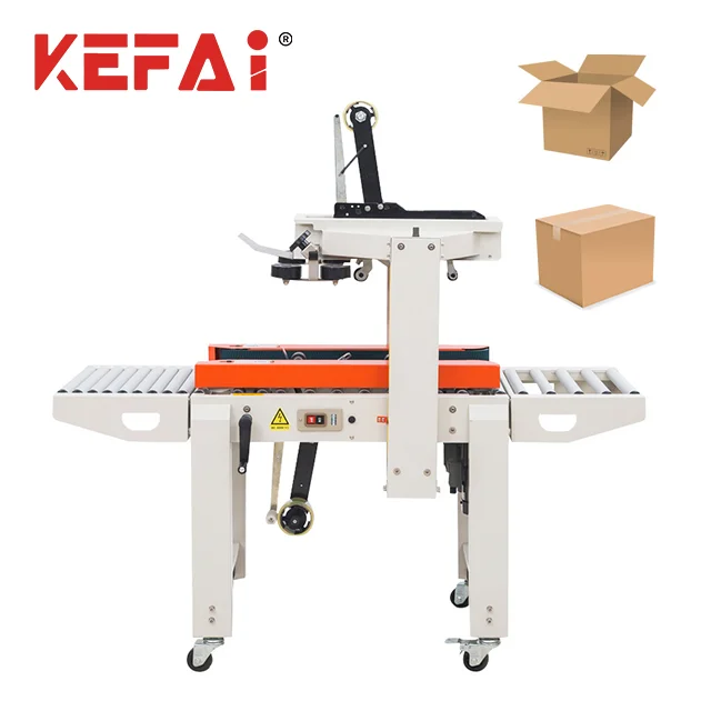 KEFAI Semi Automatic Carton Box Case Tap Sealing Machine Carton Sealer E-commerce Packing Specialized