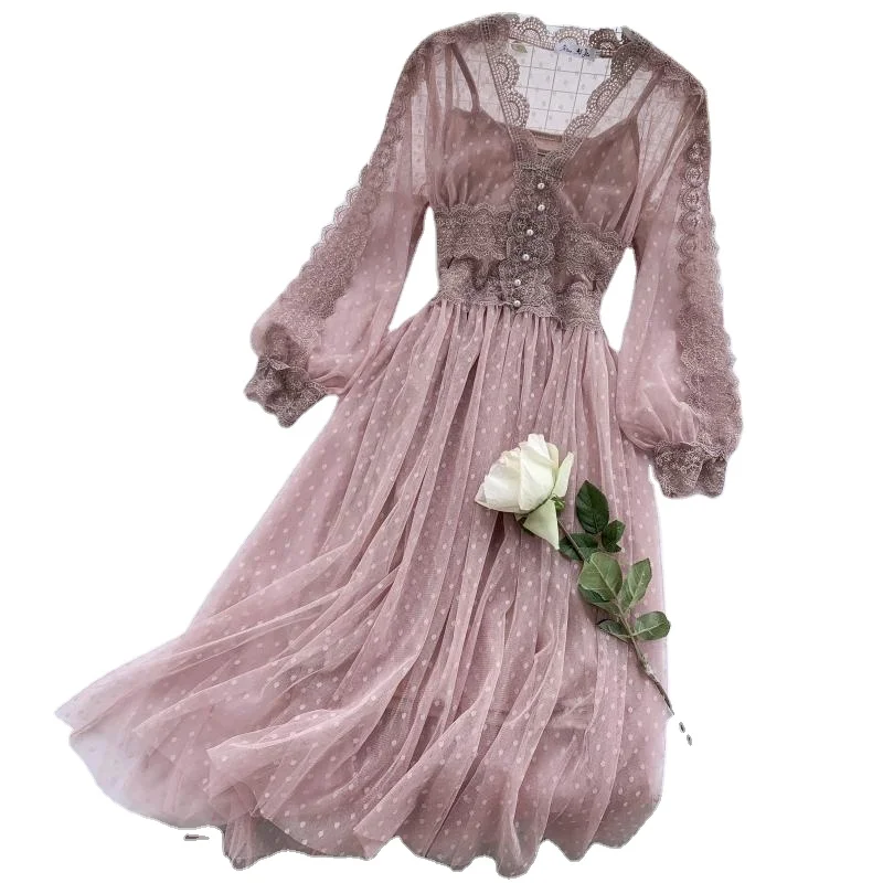 Высококачественное женское длинное платье 2021, европейский стиль, хит продаж, дизайнерское Дамское Платье