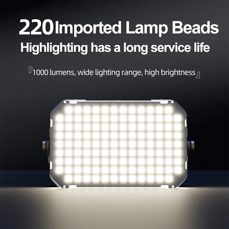 RGB Fill Light USB Rechargeable Emergency Tent Light LED Adjustable Angle Selfie Ring Light For Live Show Camping