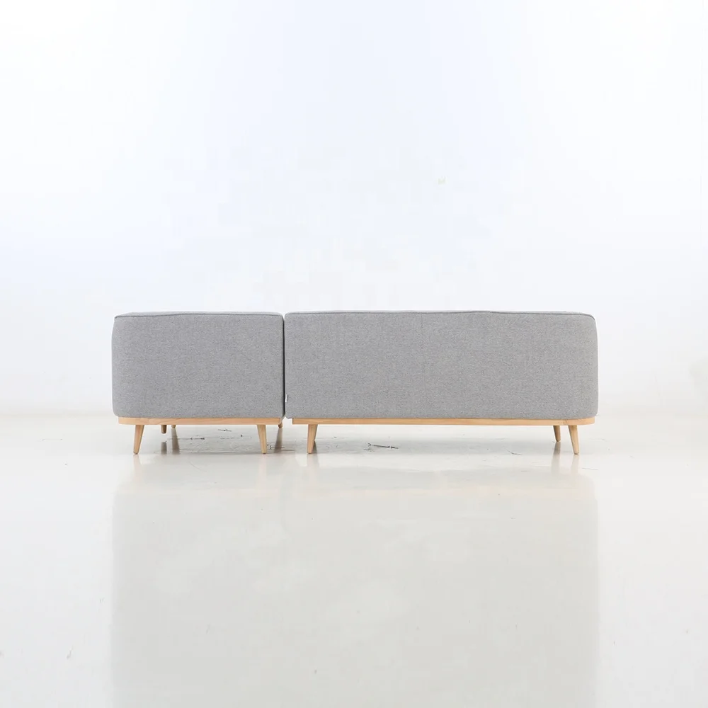 japandi nordic modern living room stain resistant easy clean corduroy chenille linen velvet boucle fabric sectional couch sofa