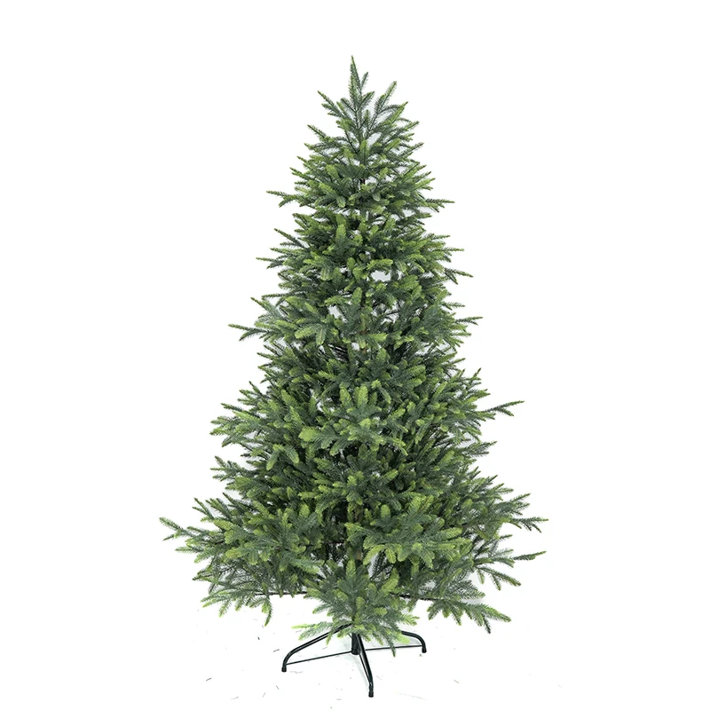 Premium Artificial Luxury Prelit Full Pine Needle PVC Christmas Tree With Lights