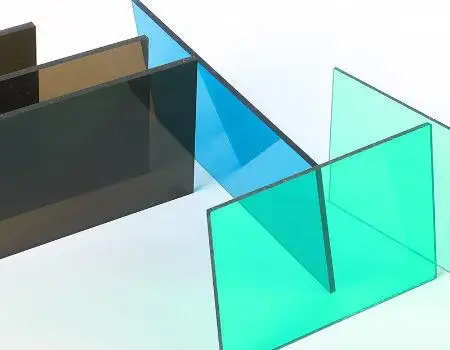 Heat resistance 6mm clear bronze polycarbonate 4*8*6mm flat sheets plastic roofing sheet