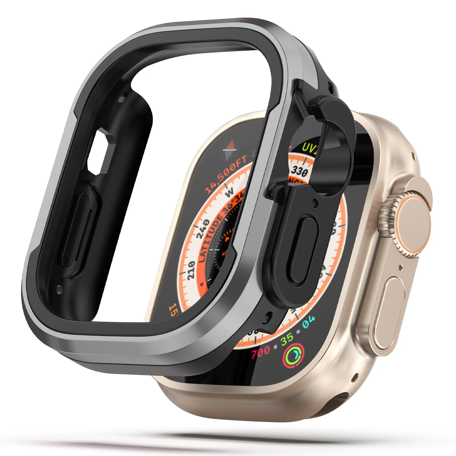 Для Apple Watch 10 защитный чехол для iWatch 9 8 7 6 5 4 SE ТПУ ПК противоударный часов