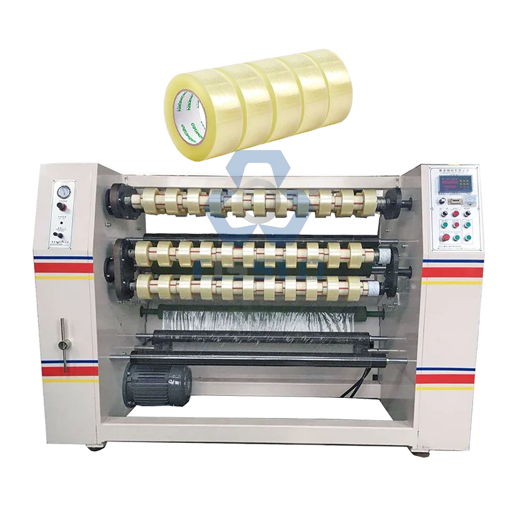 Полуавтоматическая машина для продольной резки прозрачной клейкой ленты CS210