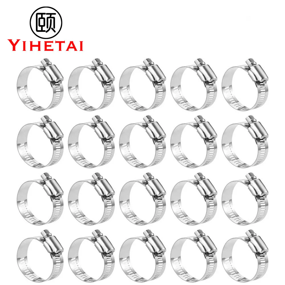 Hot Sale W2 W4 American Type Worm Gear Stainless Steel Hose Clamp