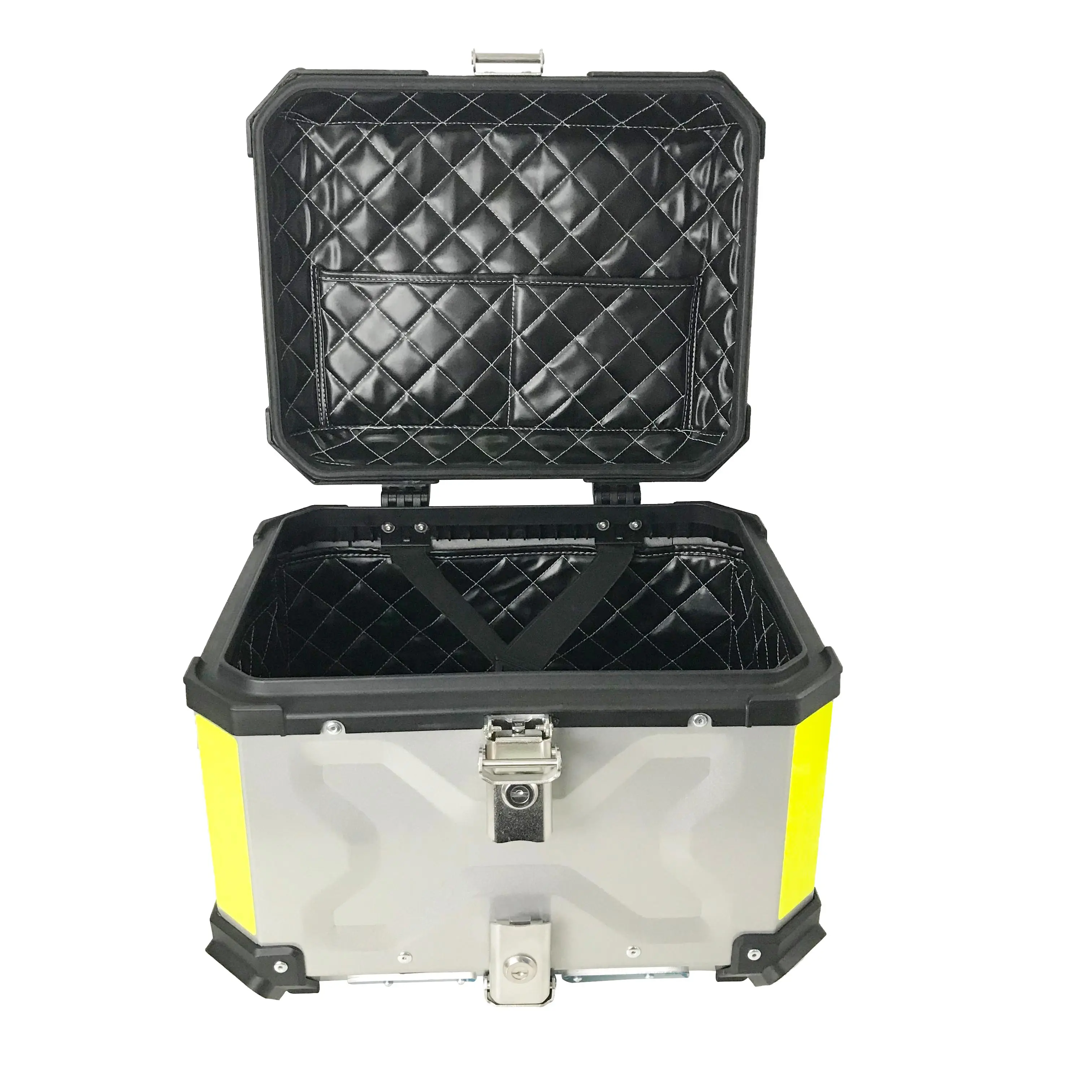 45 л X стиль Вращающаяся заклепка алюминиевый сплав водонепроницаемый мотоциклетный задний ящик