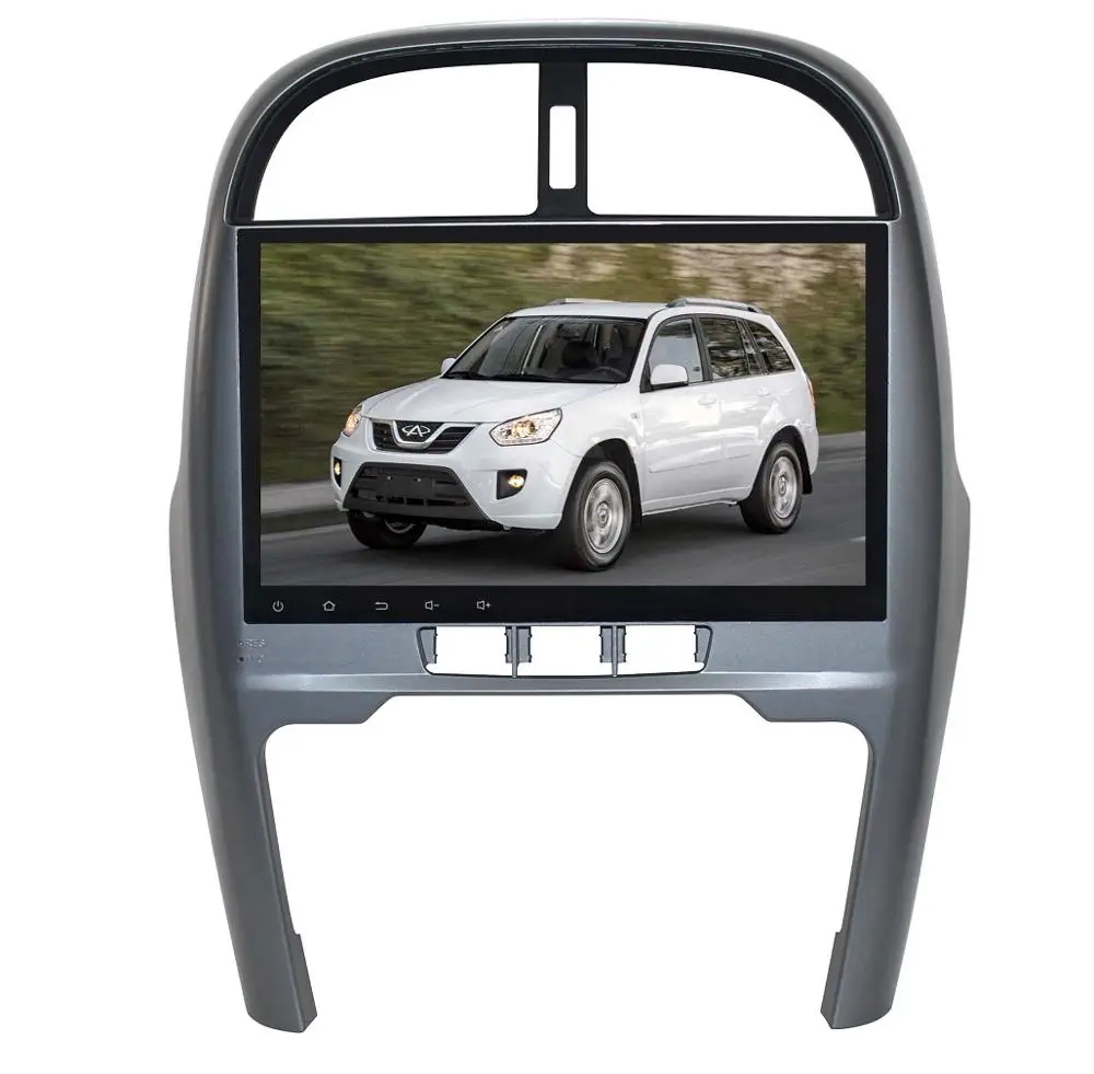 Автомобильный стерео-навигатор для CHERY TIGGO 3 10 1 9 0 дюйма Android 2014 четырехъядерный процессор 2 ГБ + 16 Гб