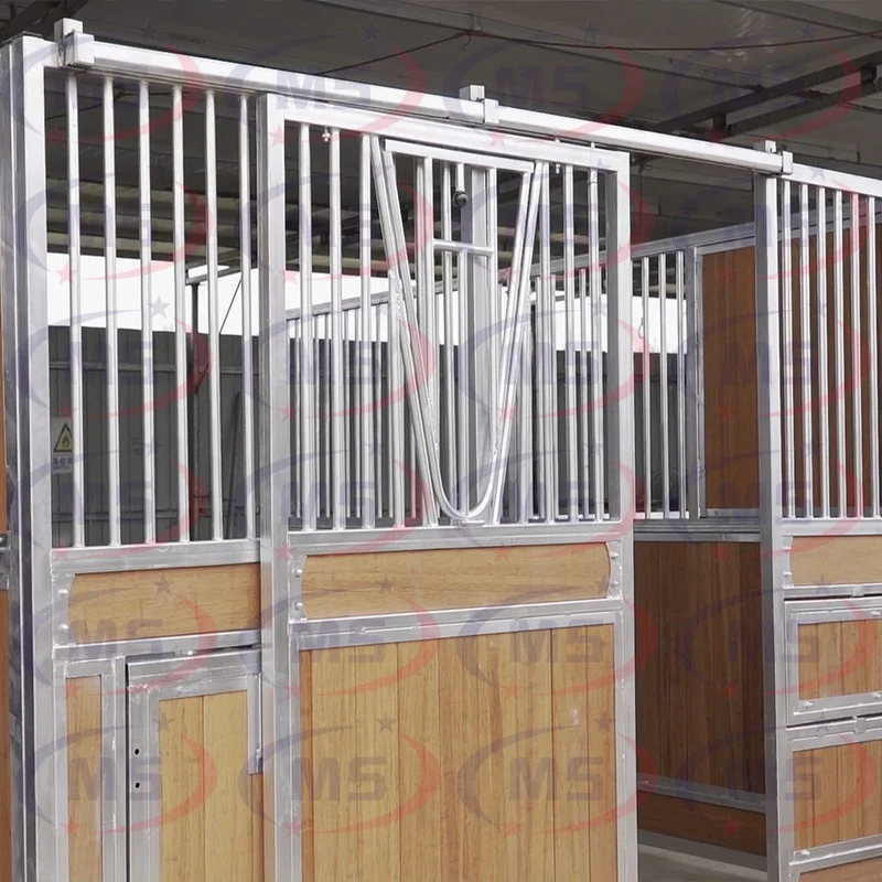 Хит продаж хорошая цена оцинкованные бамбуковые деревянные конюшни конные панели высокого качества