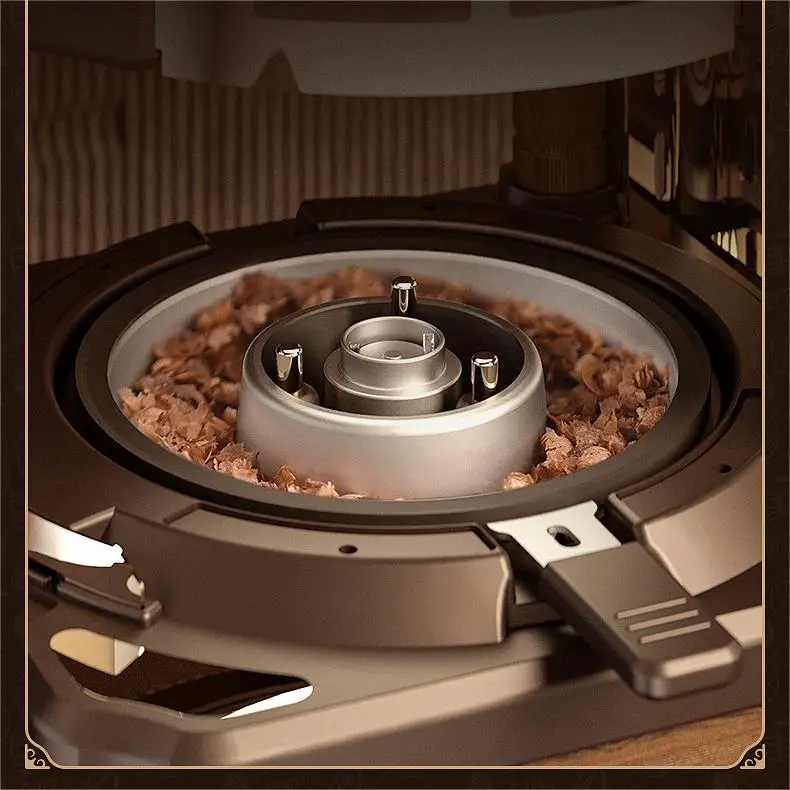 Factory Wholesale Small Home Coffee Roaster Vintage Household Smokeless Coffe Roaster Noiseless Home Cocoa Bean Roaster