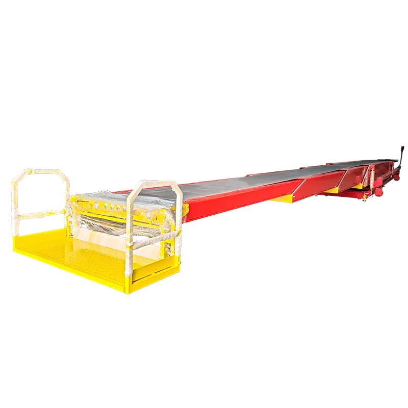 Universal wheeled conveyor with movable telescopic boom