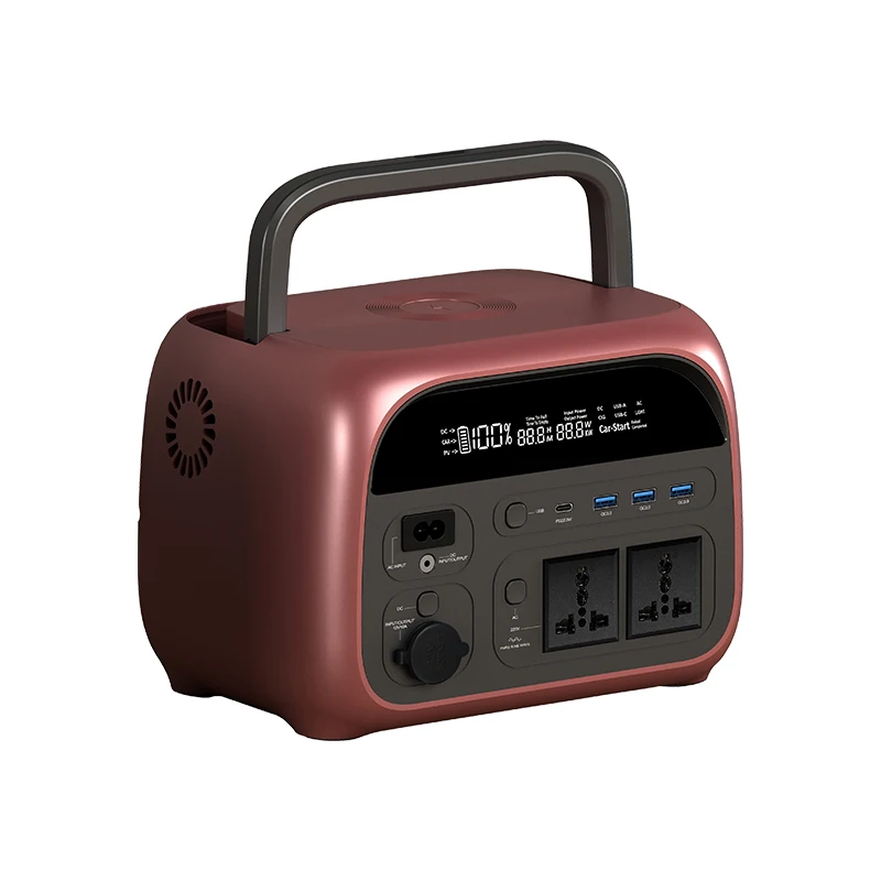 600W 592Wh Support Solar Panel Portable Battery Power Bank Station Portable Power Station Case Portable Power Station