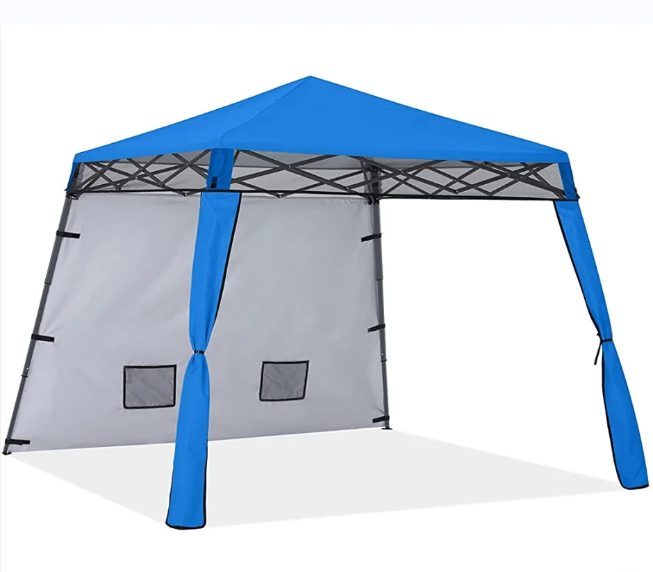 Portable Beach Outdoor Canopy Folding Gazebo Party Canopy Tent with Corner Curtain Bags For Event