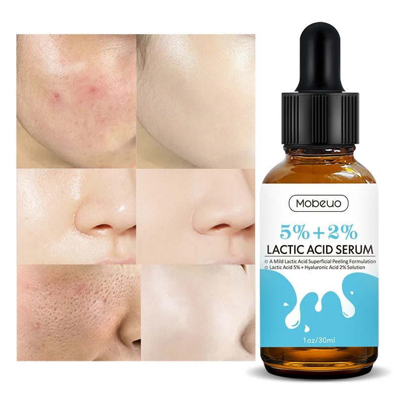 Wholesale Natural glycolic peel serum Whitening and Brightening Facial SerumGlycolic Lactic Acid facial Serum