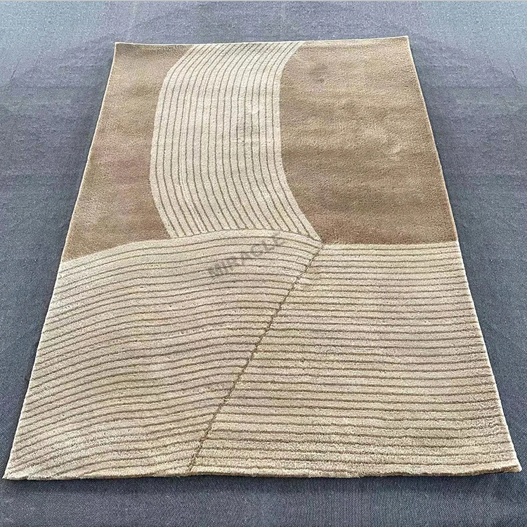 Custom Luxury Designer Wool Hand Tufted Carpet Factory Large Teppich And Area Rugs Carpet For Covering Living Room