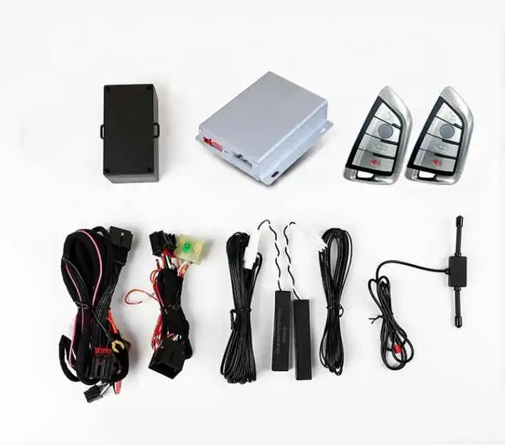 Best selling Plug and Play CANBUS system compatible push button start car alarm system remote engine starter kits
