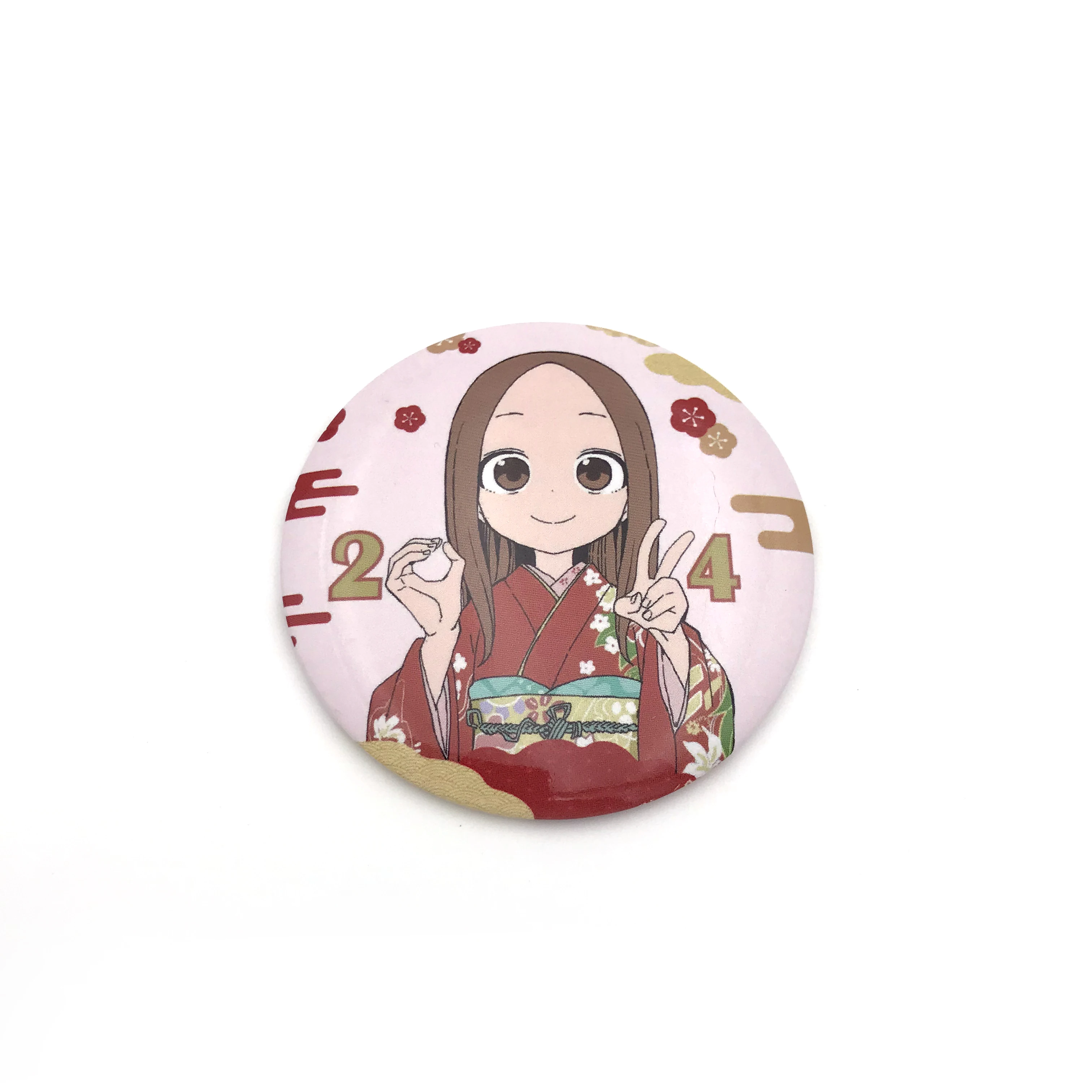 Round Tinplate Compact Mirror with Custom Print Metal Pocket Mirror for Makeup Portable and Perfect for On-the-Go