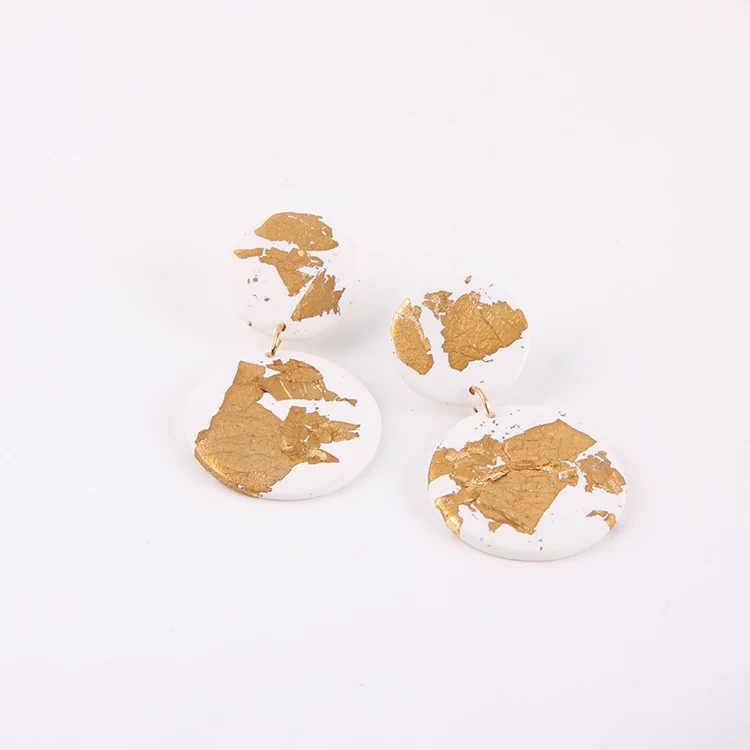 
Handmade Fashion Colorful Chic Dangle Polymer Geometric Clay Drop Earrings For Women Girl Wholesale 