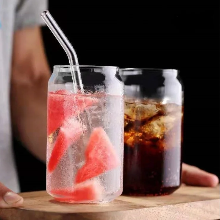 Creative Coke Juice Glass Cup Heat-resistant Transparent Coffee Cup Personalized Water Cup
