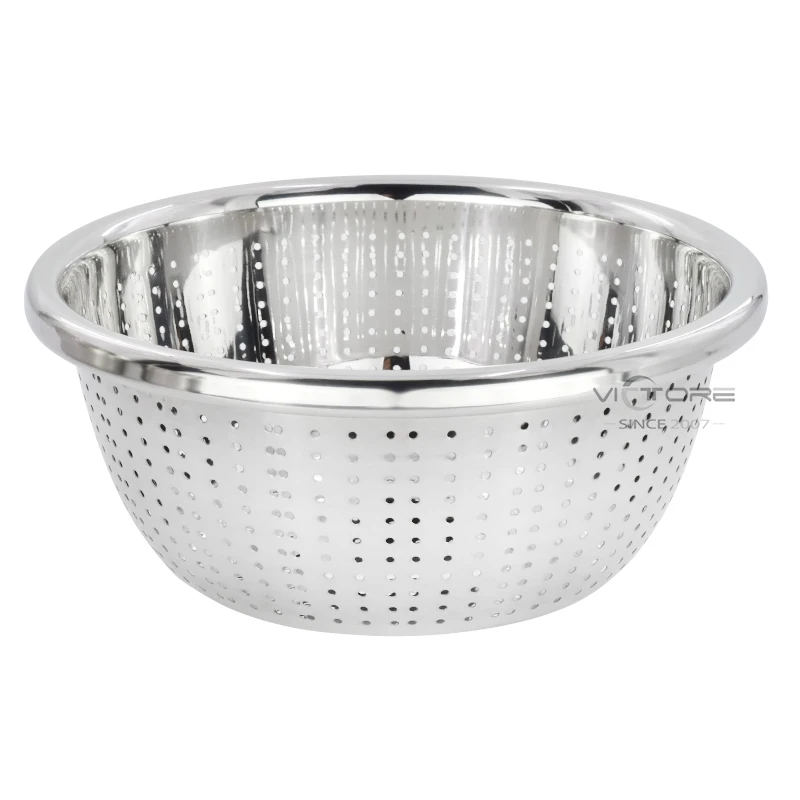 stainless steel leaching basket drain basin sink wash basket size 1.6QT -8.96 QT