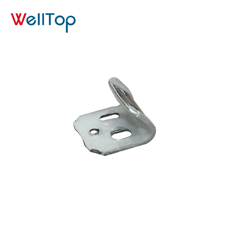 20.052 Wholesale Furniture Fittings Accessories Sofa Spring Clip Five Hole Rubber Silver Spring Clamp for Chair Couch Repair