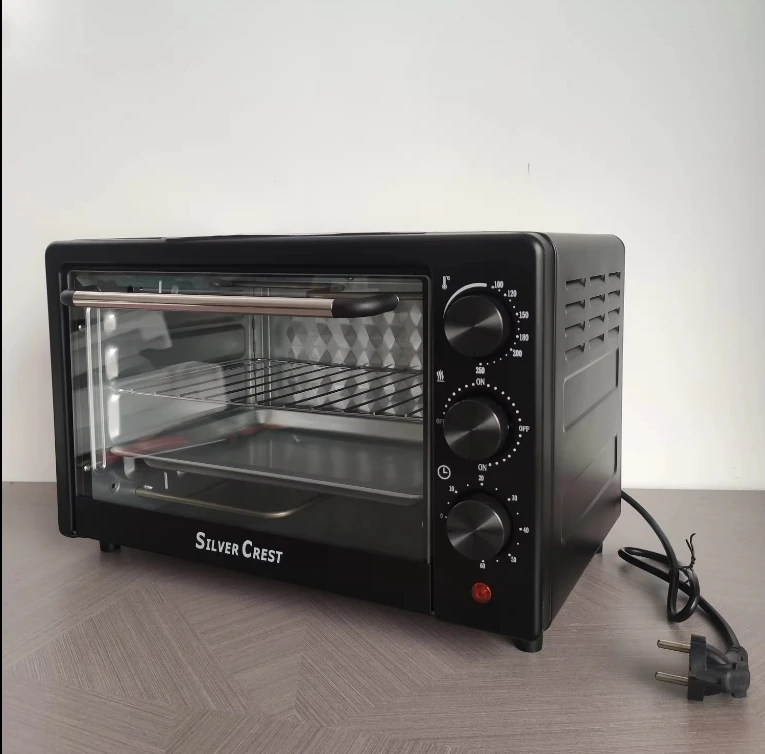 Silver crest mini 25L capacity electric oven home use 1500w multifunctional portable baking oven