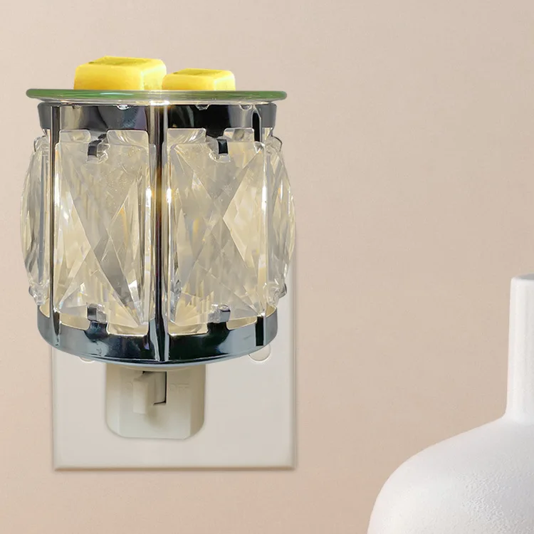 3D Night Light Electric Glass Wax Burner Candle Warmer Fragrance Wax Melts Warmer