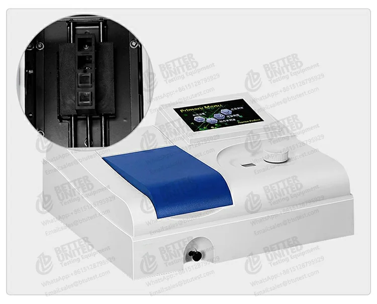 Lcd Display Digital Single Beam Uv Visible Spectrometer Spectrophotometer