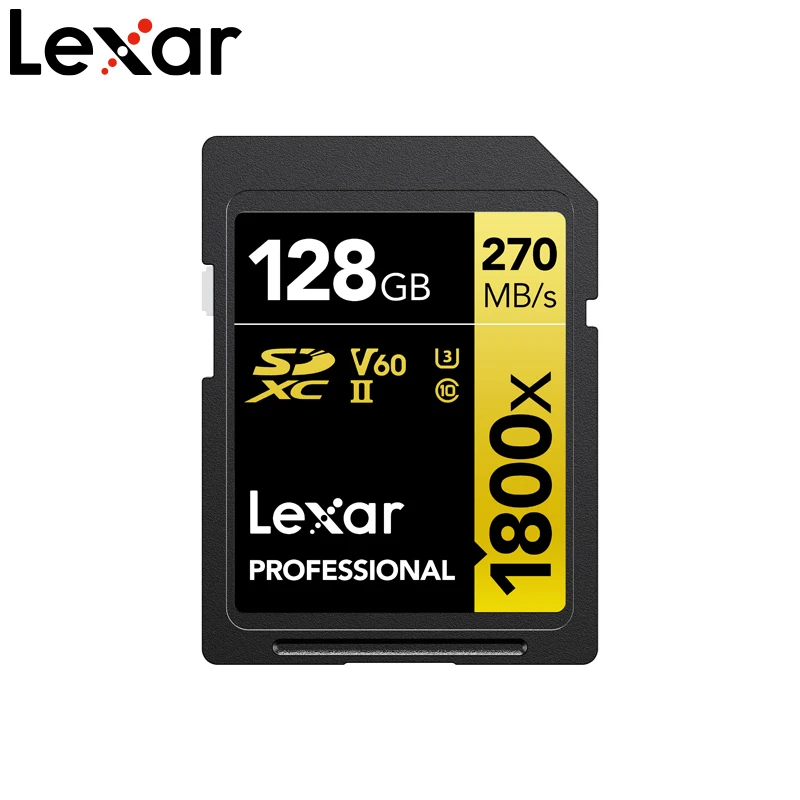 Original Lexar 1800X Memory mini SD memory Card lexar 64GB 128GB 256GB SD Card Up to 270MB/s C10 U3 U1 TF card for Mobile Phone