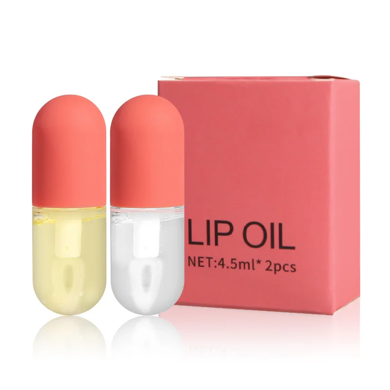 Best Selling Lip Plumper Gloss With Peppermint Oil Set Day and Night Double Repair and Lip Plumper