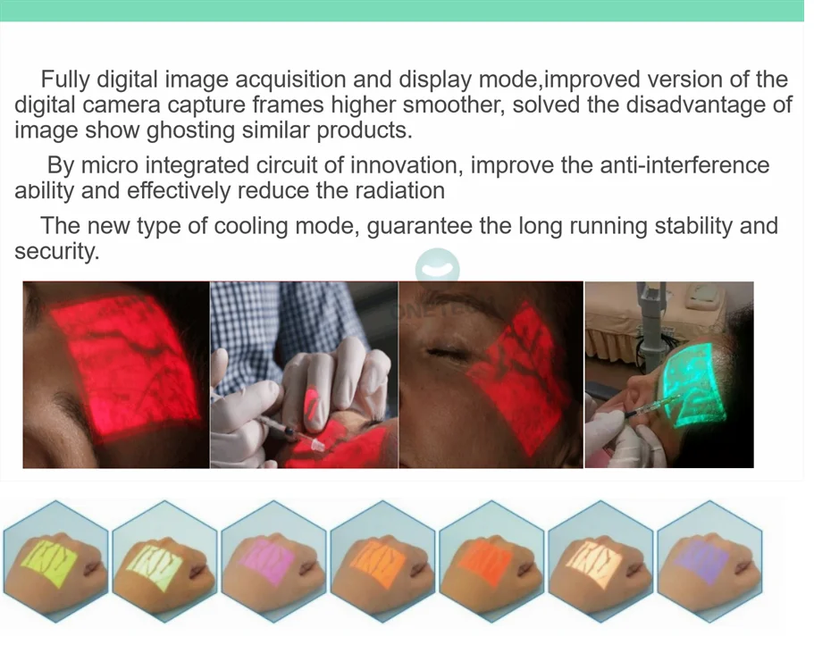 VF15 Neonate Blood Vessel Visualizer Vein Device Finder