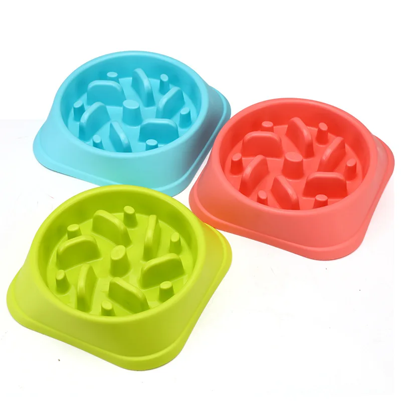 
HMS Wholesale Blank Feeding Custom Food Slow Eat Pet Feeder Dog Bowl 