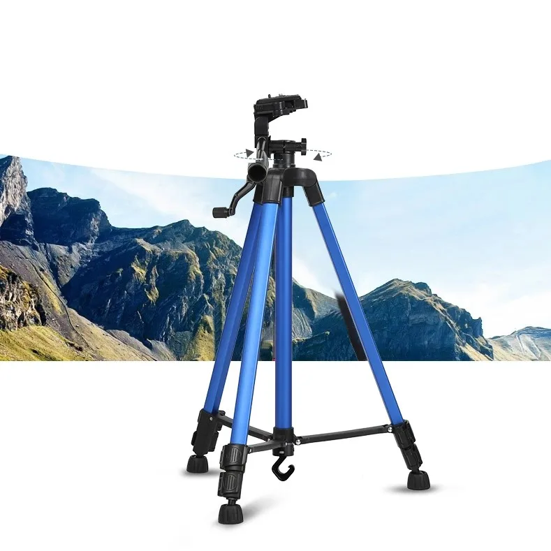 Professional tripod adjustable portable aluminum alloy tripod dslr camera outdoor photography mobile phone tripod stabilizer
