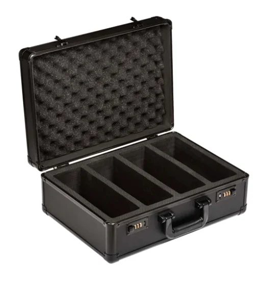 4 Row Custom Carrying Aluminum Graded Card Storage Case for PSA, BGS, CGC,SGC