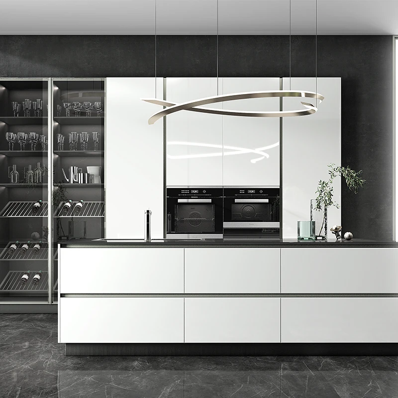 Good price whole-house custom kitchen cabinets model modern whole kitchen cabinets set modular kitchen storage cabinets