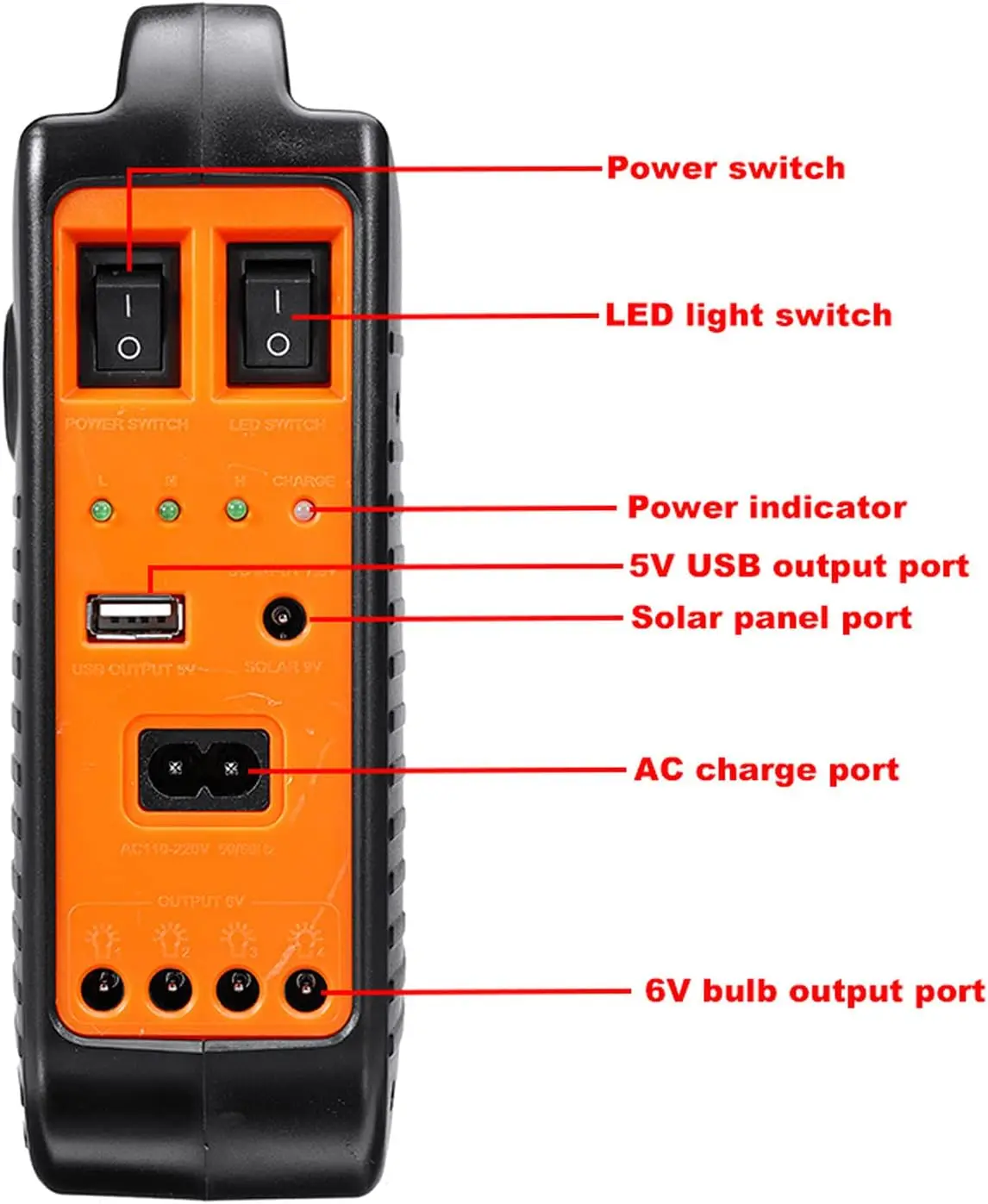 Mini Home System AC DC Charging with FM Radio Speaker USB player phone charger Outdoor Camping Emergency Lantern