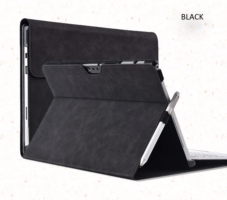 Surface pro case laptop sleeve pu leather protect back cover soft case for Microsoft surface pro x