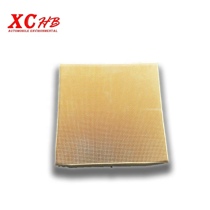 Fe-SCR Selective Catalytic Reduction Unit for Biogas Generator Set NOx filter Square ceramic carrier  can be customized