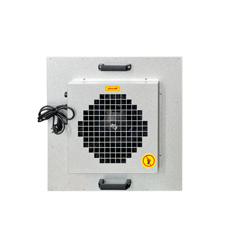 Easy Installation High Efficiency Galvanized Steel Flow Hood Ceiling Ffu Hepa Filter Fan Filter Unit Ffu Air Cleaning Equipment