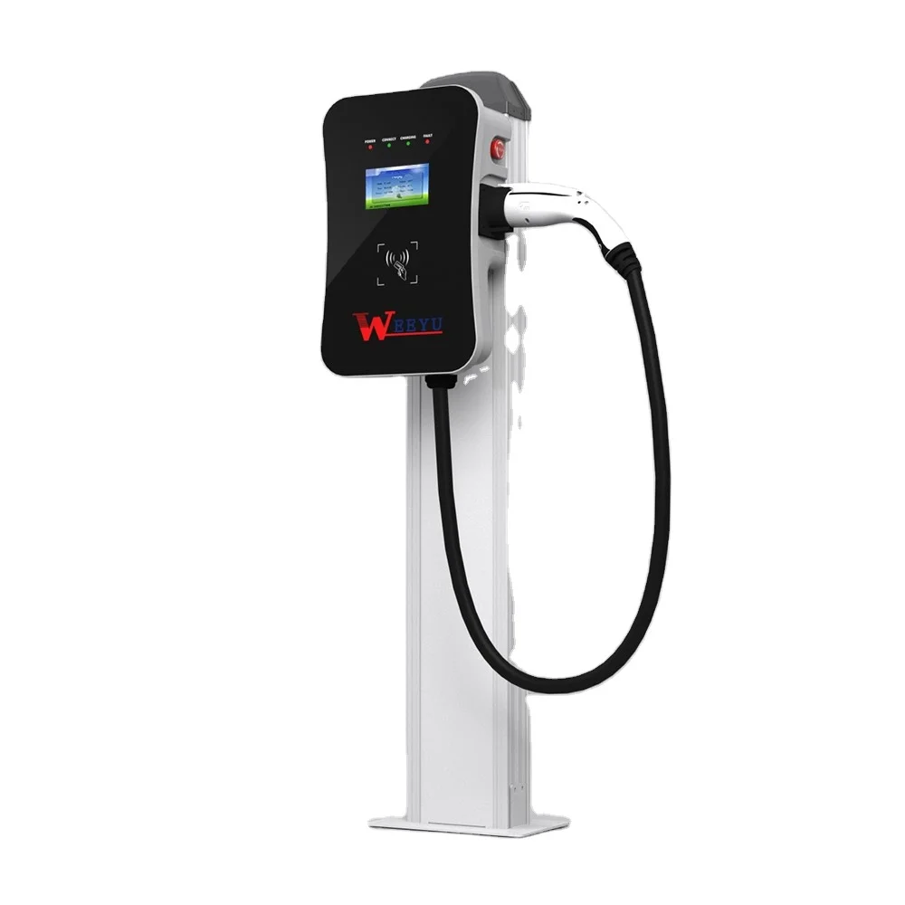 380 В/22 кВт IP65 EV зарядное устройство для зарядки электромобиля на европейском