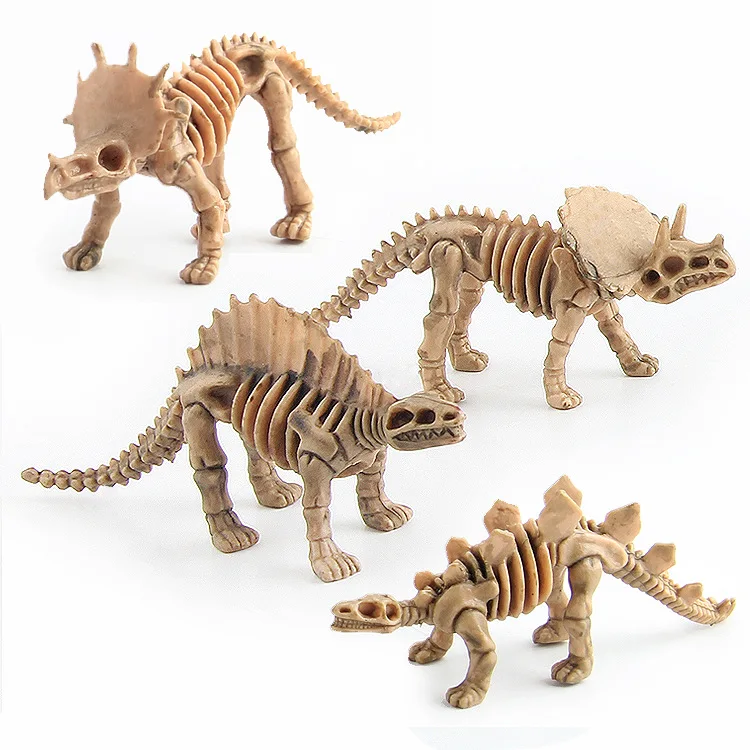 Mini Jurassic dinosaur archeological excavation Tyrannosaurus rex model toy dinosaur model toy  kit skeleton model  SS