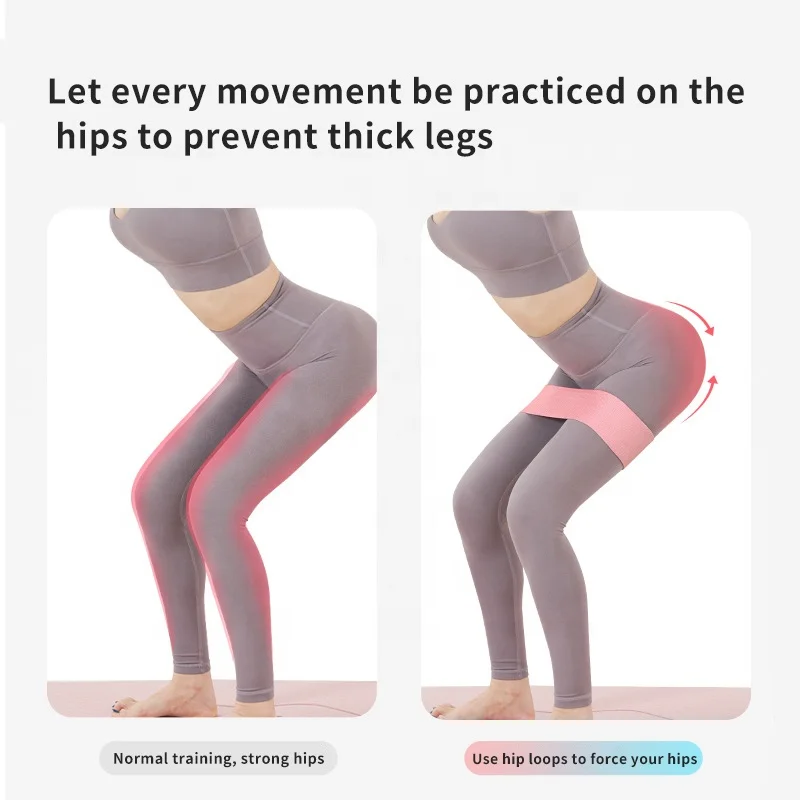 Wholesale Fitness Gym Custom Training Exercise Gym Strength Latex Resistance Bands  LOGO Elastic Rubber Bands