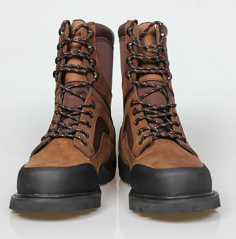 
WaterProof Genuine Leather Steel Toe Safety Rigger Boots With PU Outsole 