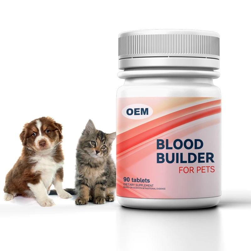 Factory private label  blood supplement for pregnant dog and cat Iron vitamins tablets