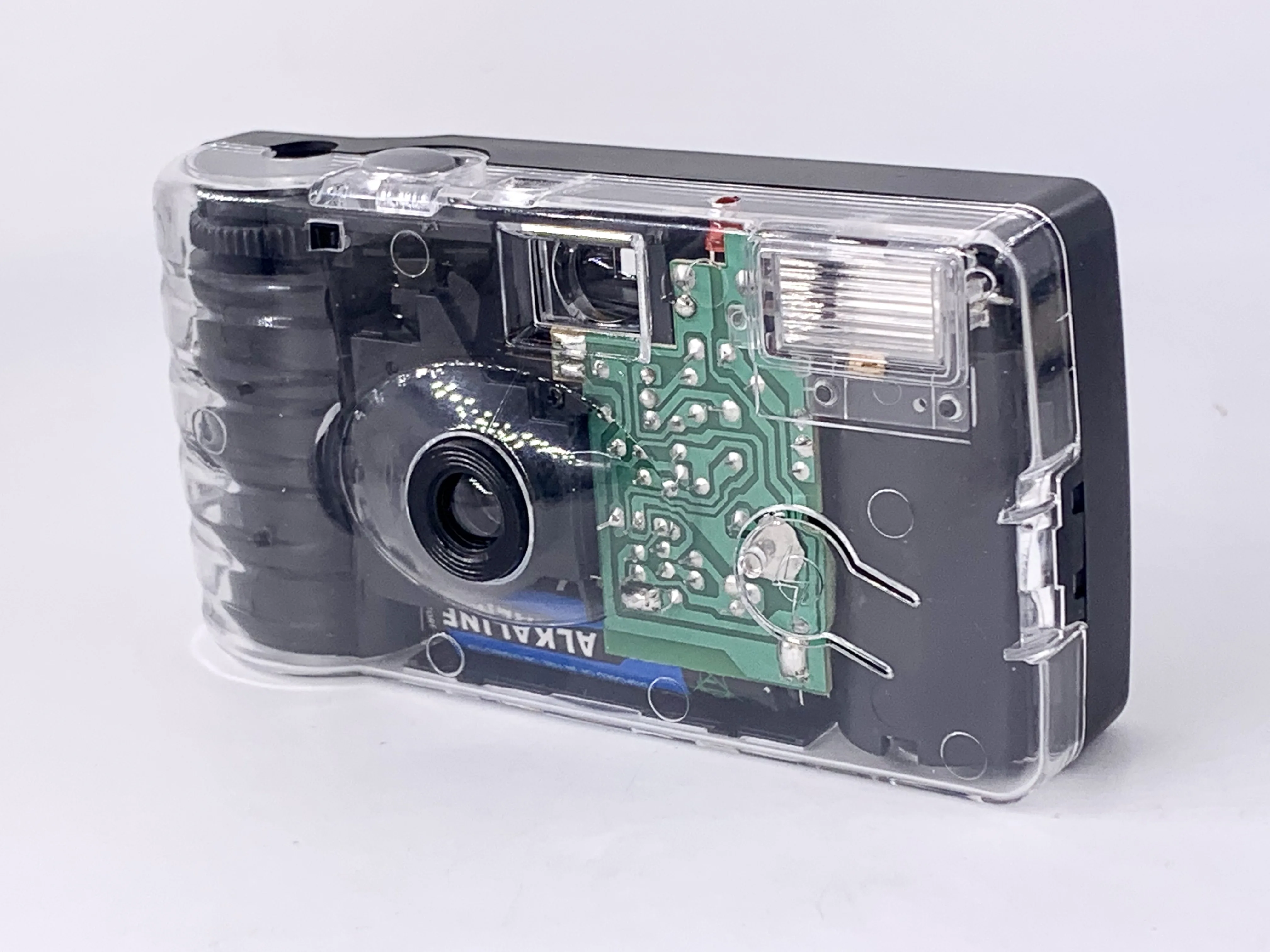 Transparent Clear Plastic Cover Disposable Film Camera with Flash 35mm Film Kodak Color ISO200/ISO400