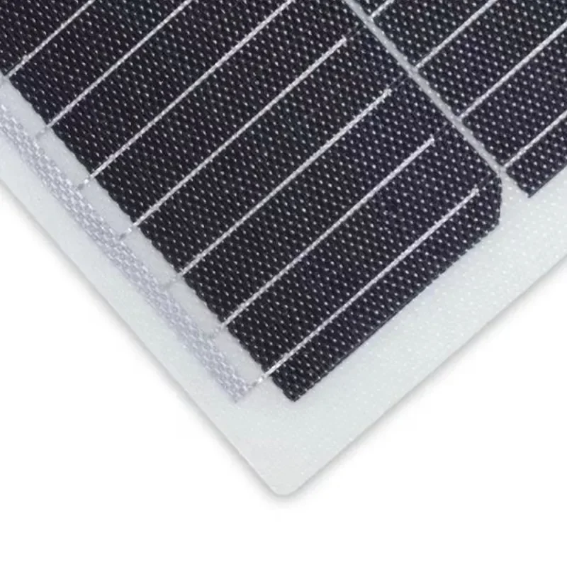 High Quality China Import Sunpower Mini Monocrystalline Transparent Flexible Solar Panel 50W for outdoor
