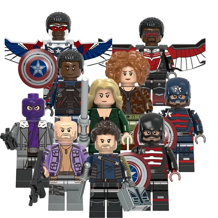 Super Popular TV Movie Science Fiction Villain Hero Series X0313 Building Block Toy Foreign Trade Wholesale
