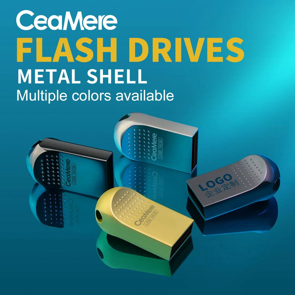 Ceamere бренд OEM логотип USB2.0 3.0 Флешка 2 ГБ 4 8 Автомобильный Динамик Pendrive 16 32 64 Гб компьютер U диск