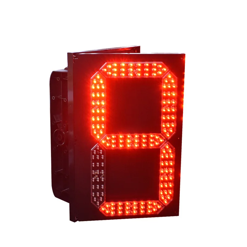 400*600mm  two-color two-digit countdown intersection LED Countdown Timer Traffic Signal Light